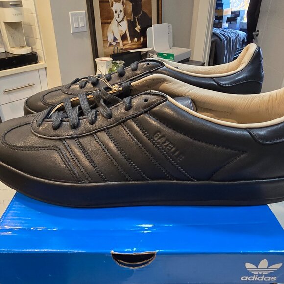 Adidas Gazelle Indoor 'Luxe Pack' Mens Size 10 Shoes Black Sneakers JH5415 NEW - Picture 1 of 11